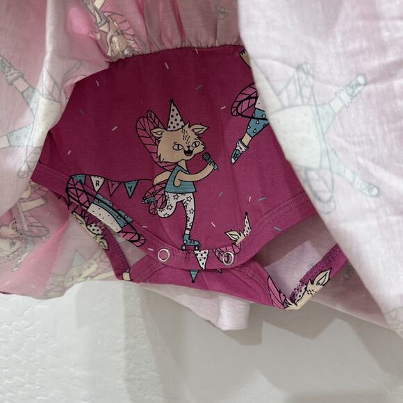 NWT Raspberry Republic Flying Kitty Pink Body Dress - Picture 7 of 7